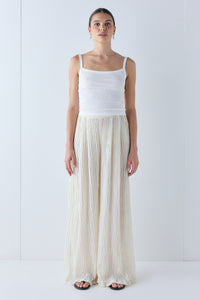 Gia Sheer Pants Cream