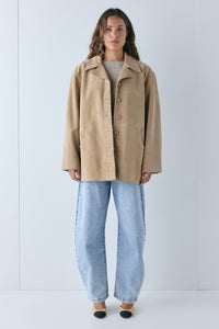 Preston Suede Jacket Camel
