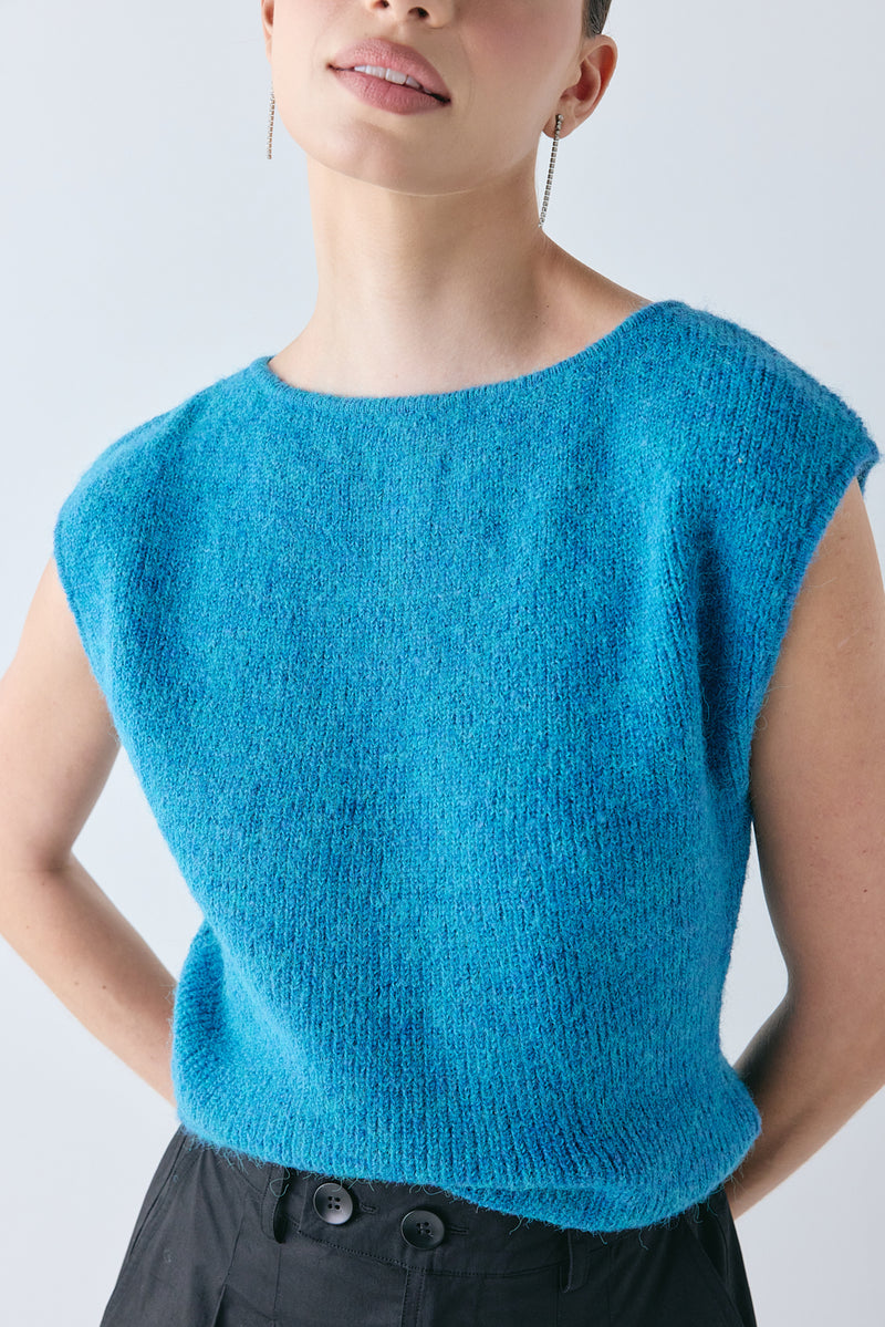 Greta Knit Top Teal
