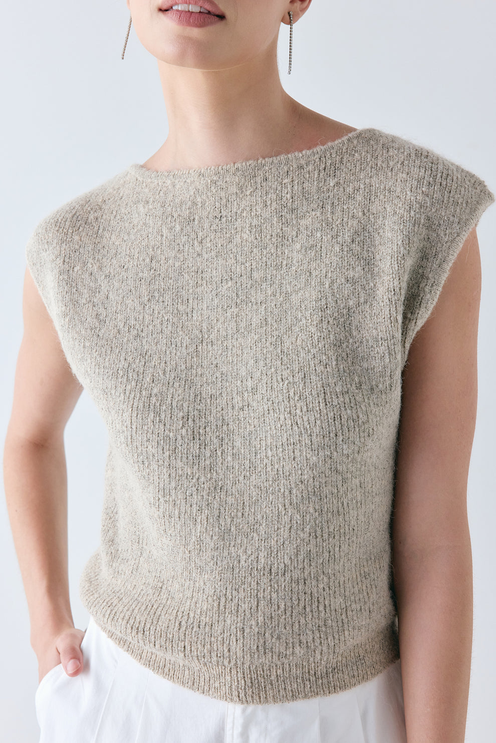 Greta Knit Top Oat 