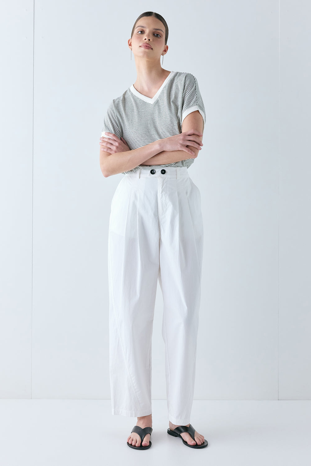 Arlo Trousers White