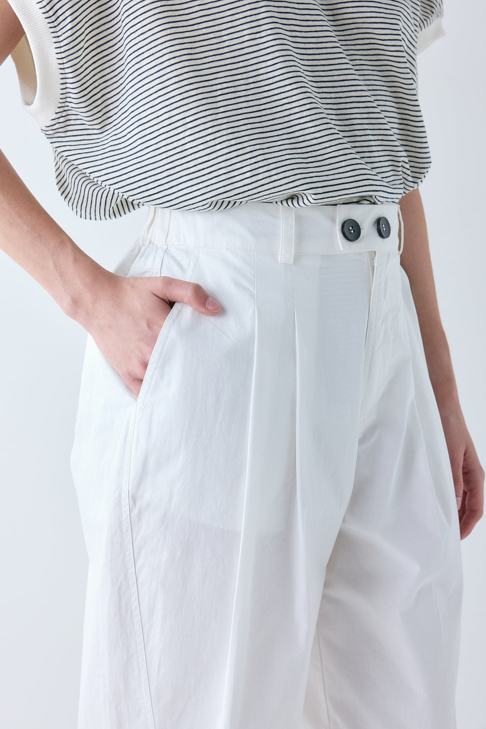 Arlo Trousers White