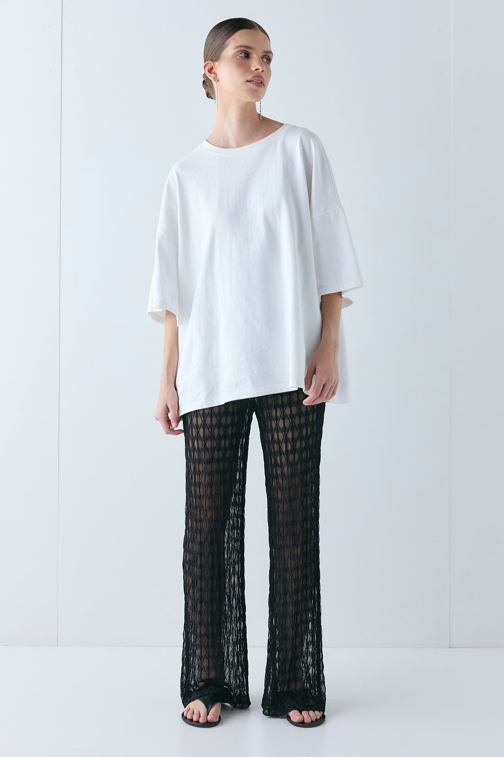 Suki Sheer Pants Black