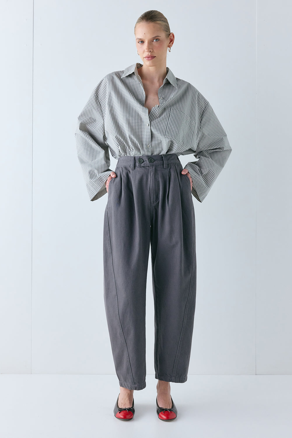 Margot Trousers Slate - size:Karolina:AU 6 / US 2