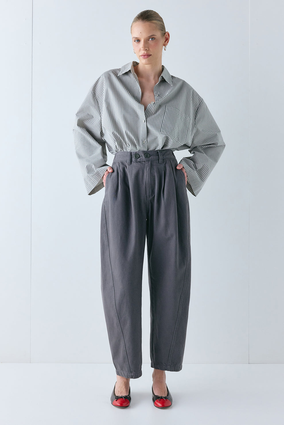 Margot Trousers Slate - size:Karolina:AU 6 / US 2
