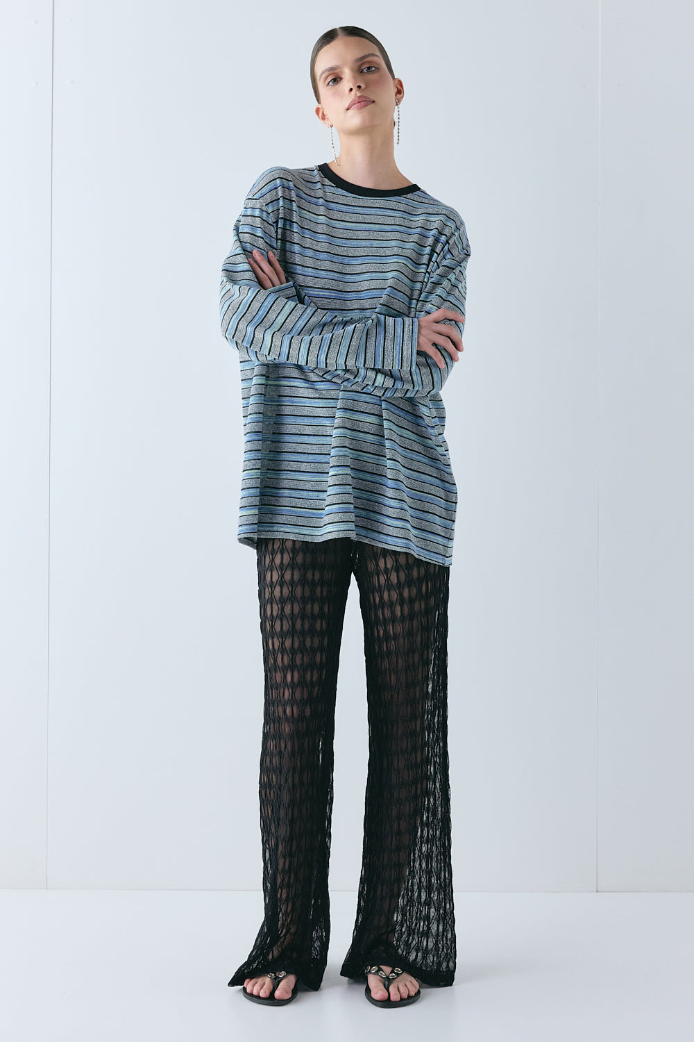 Suki Sheer Pants Black