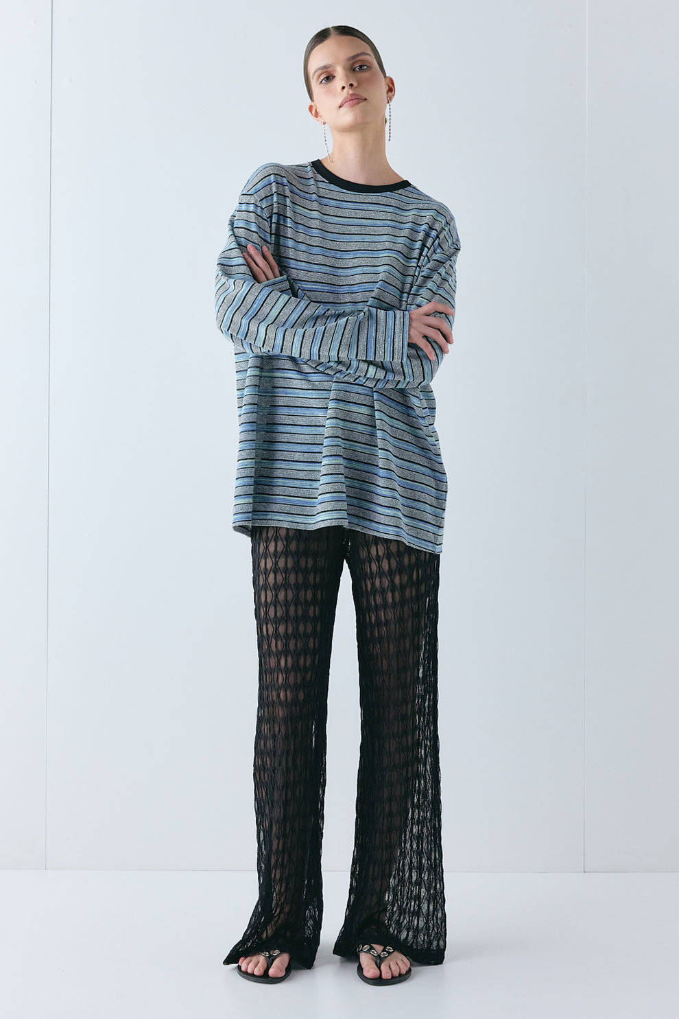 Suki Sheer Pants Black