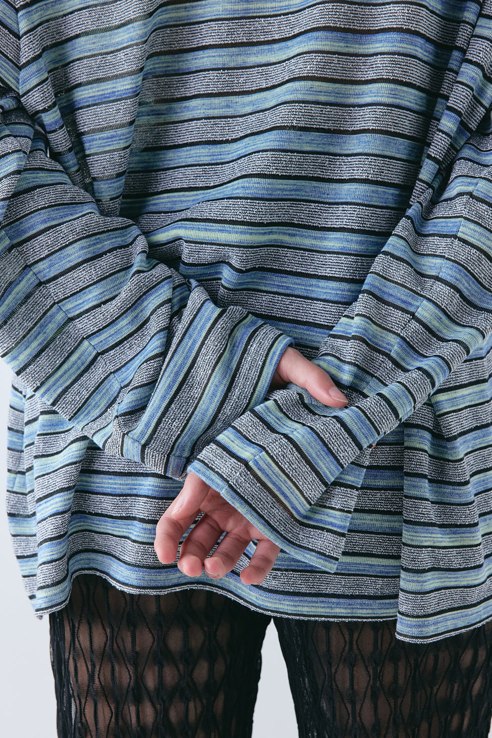 Willow Long Sleeve Tee Blue Stripe 