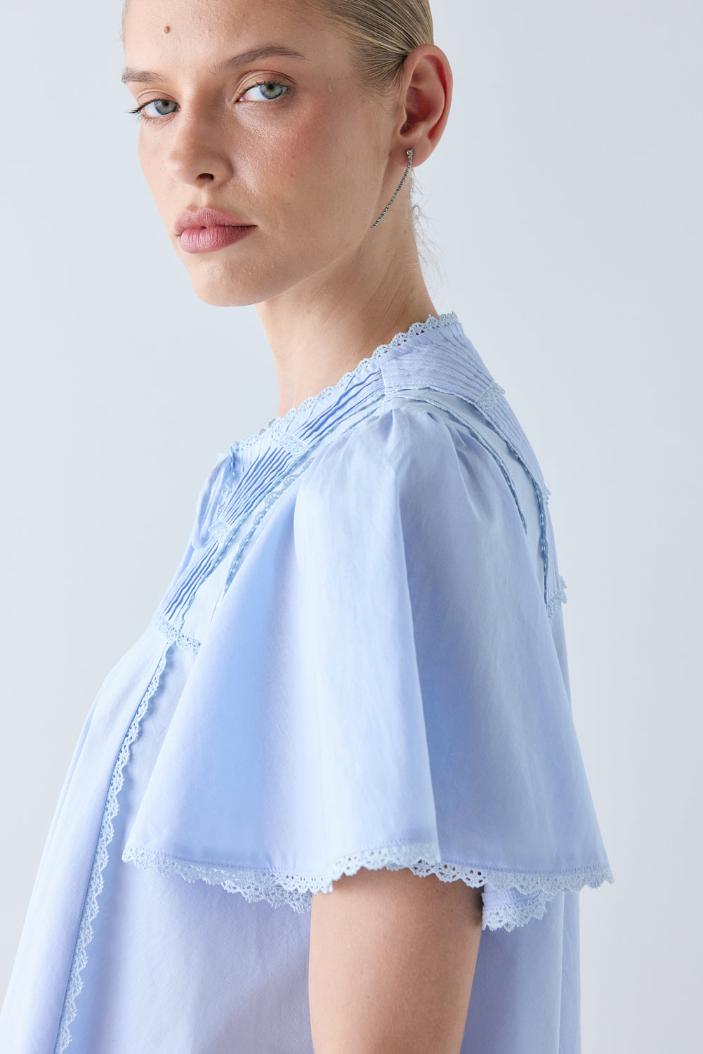 Henriette Smock Top Sky
