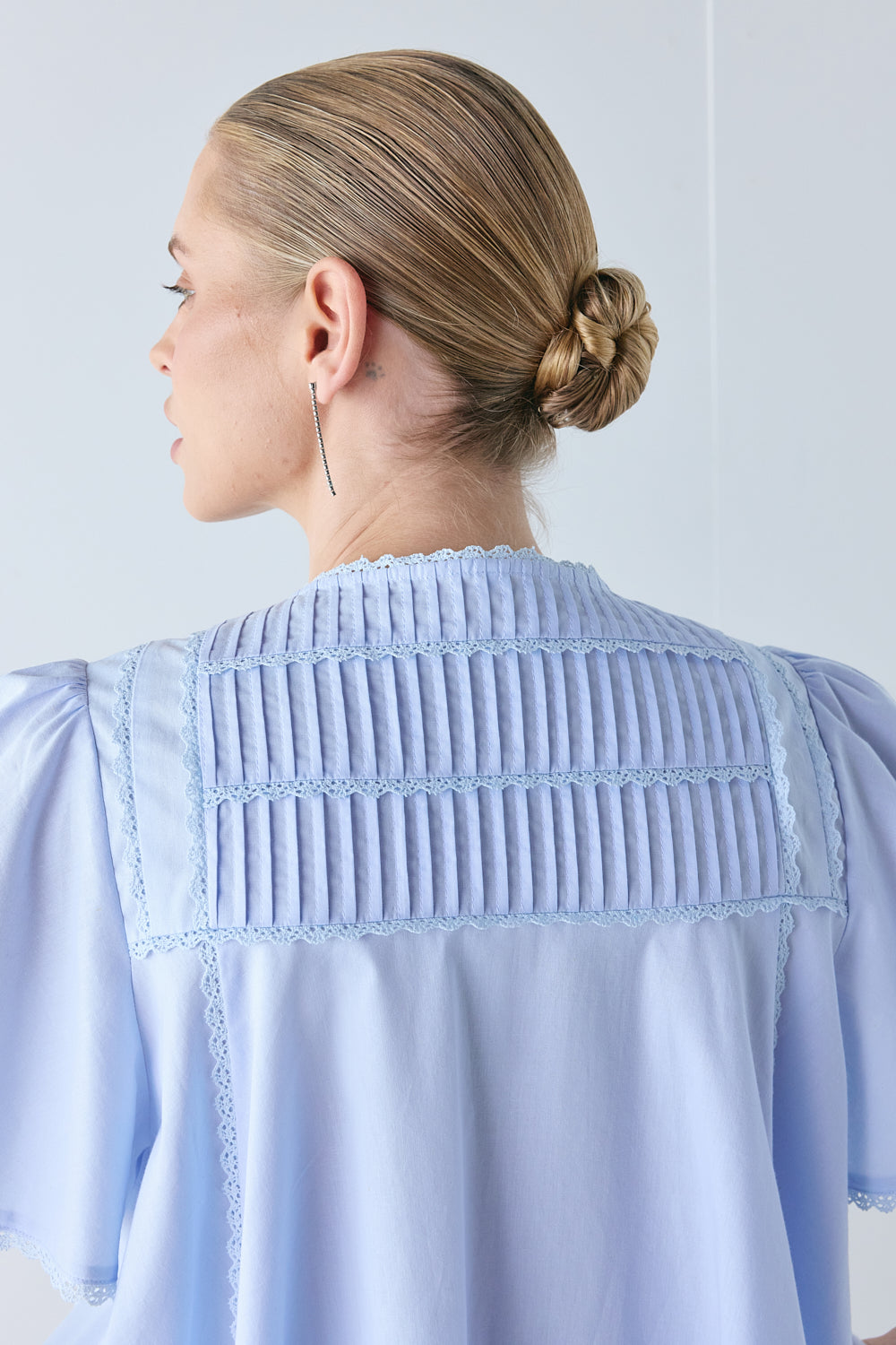 Henriette Smock Top Sky