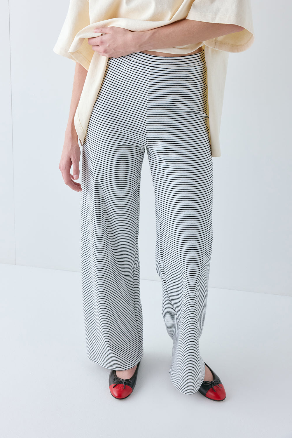 Macy Pants Black Stripe