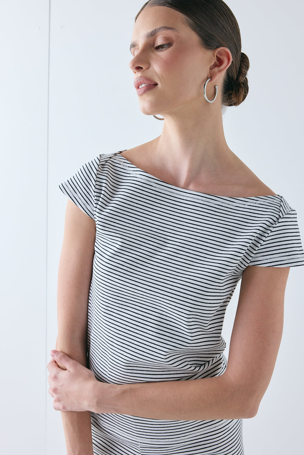 Kaia Top Black Stripe