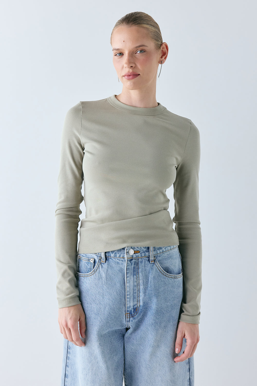 Bailey Top Olive - size:Karolina:AU 6 / US 2