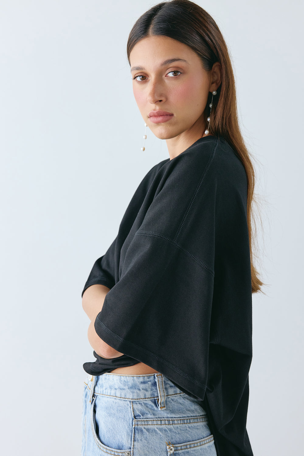 Willow Organic Tee Black