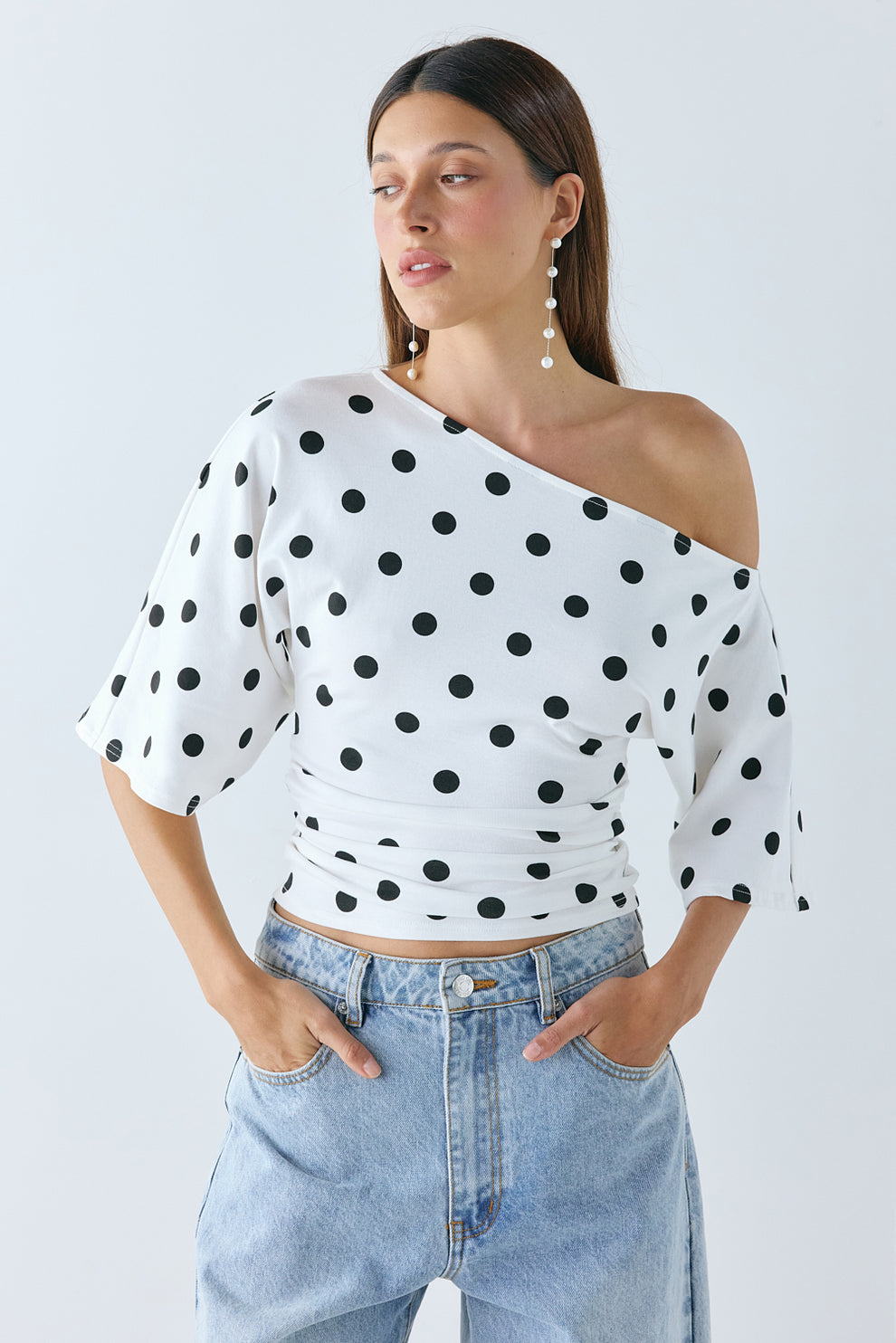 Tessa Top Polka Dot - size:Nuria:AU 6 / US 2