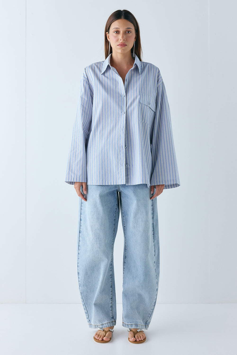 Vale Shirt Sky Stripe