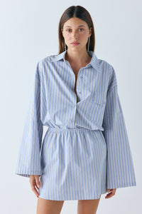 Elka Mini Skirt Sky Stripe