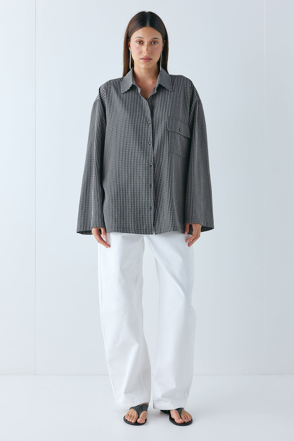 Vale Shirt Black Check