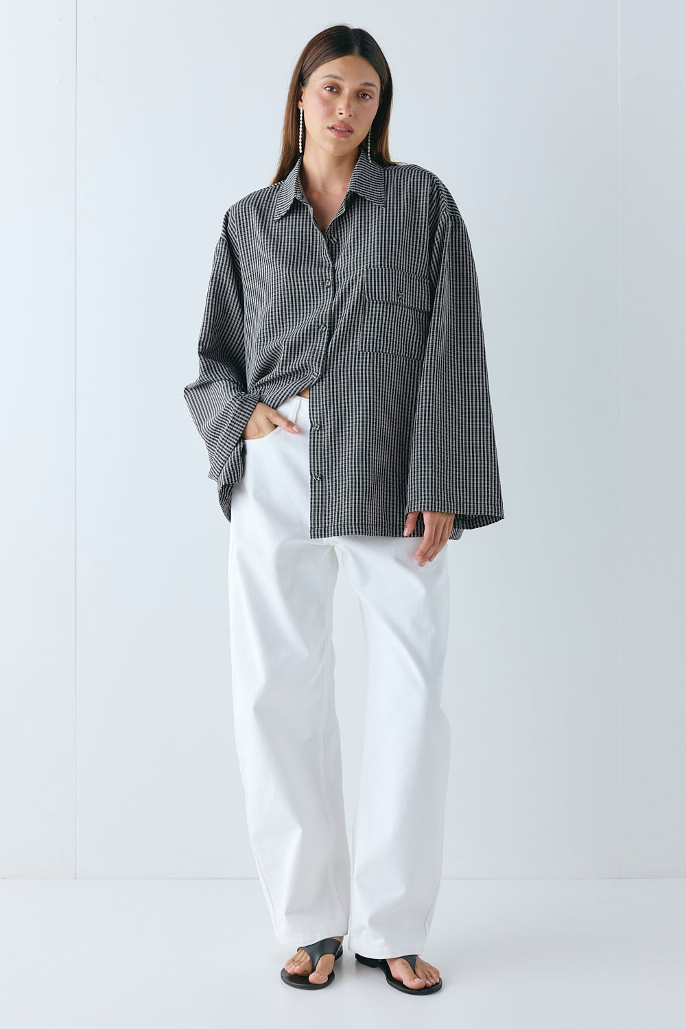 Vale Shirt Black Check