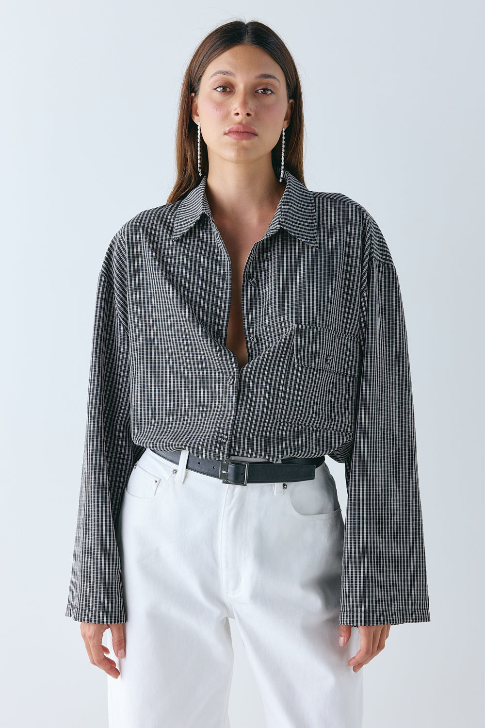 Vale Shirt Black Check
