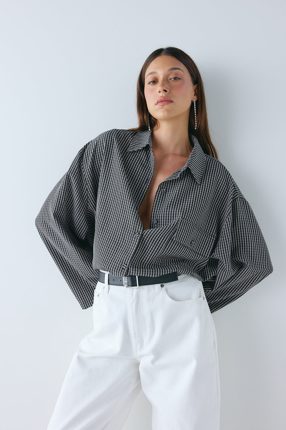 Vale Shirt Black Check