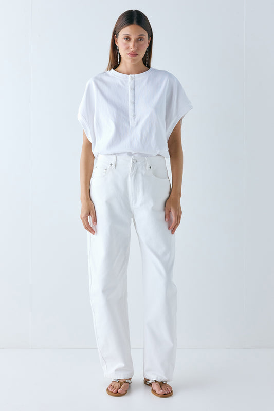 Spencer Mid Rise Denim Jeans White - size:Nuria:AU 6 / US 2
