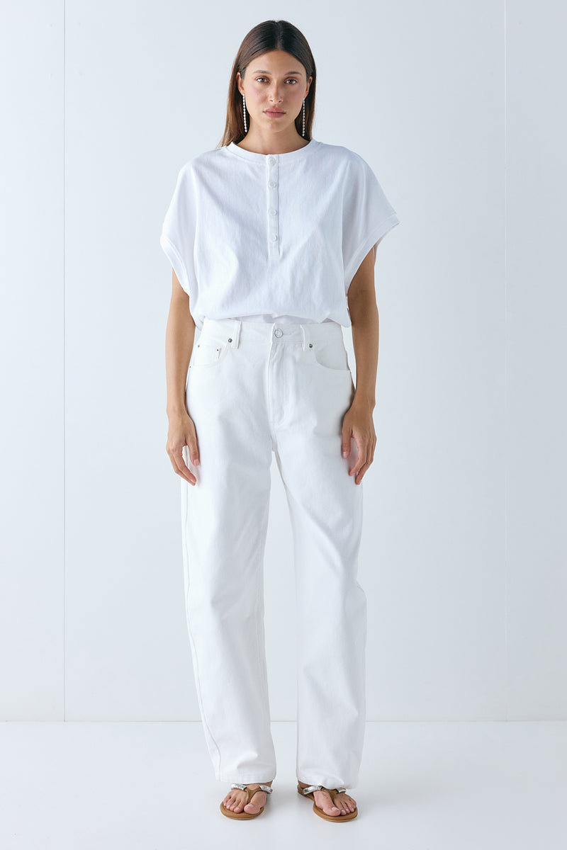 Spencer Mid Rise Denim Jeans White - size:Nuria:AU 6 / US 2