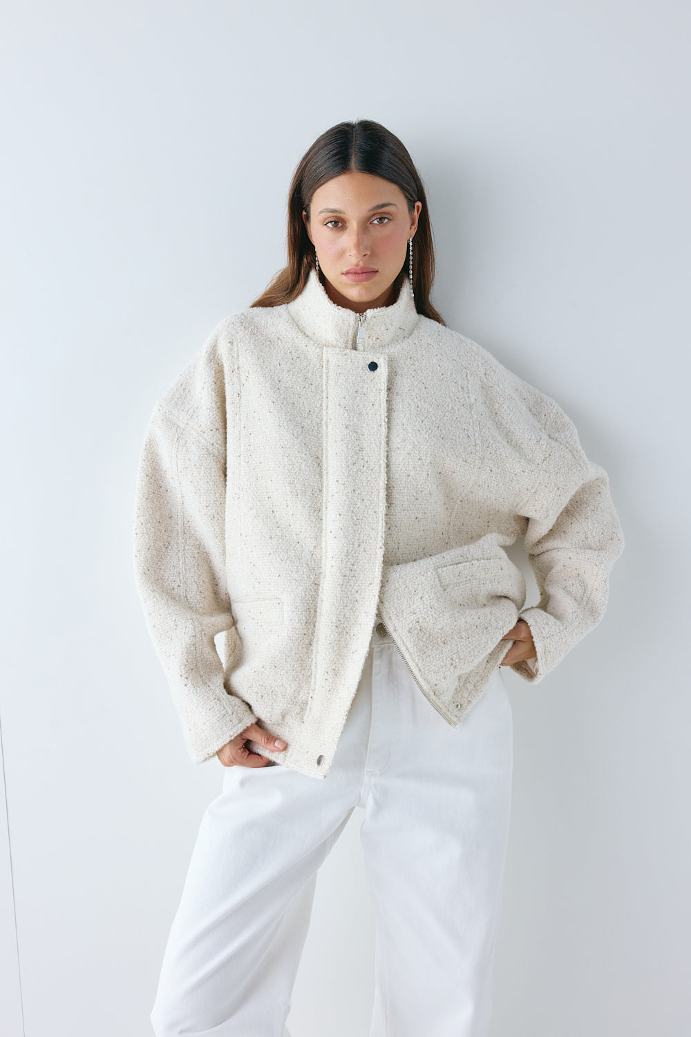 Lennon Bomber Jacket Cream