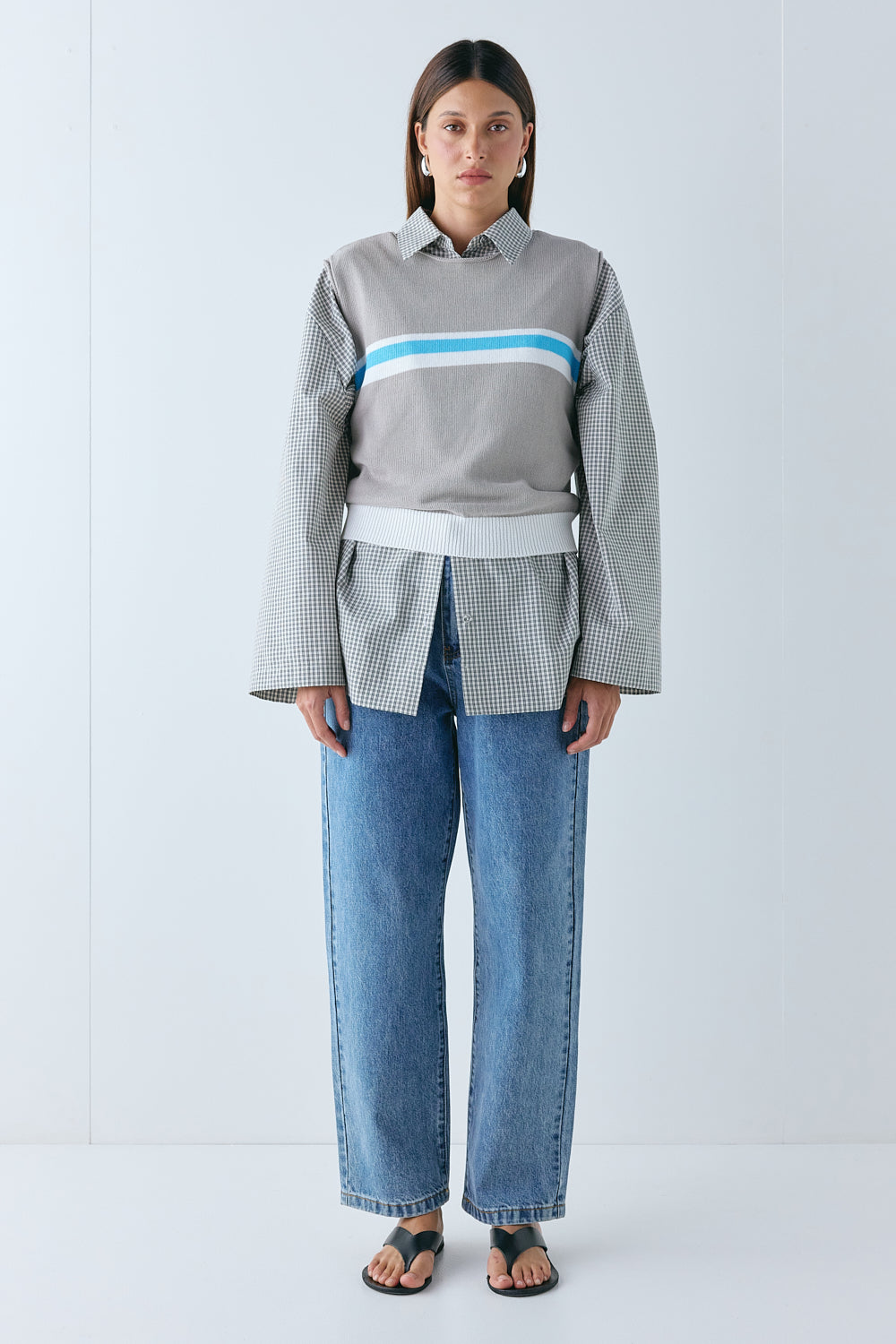 Otis Knit Vest Grey