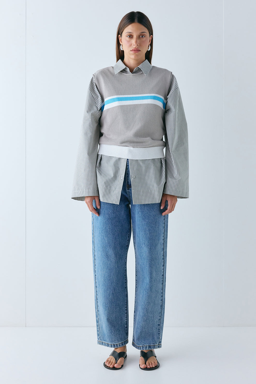 Otis Knit Vest Grey