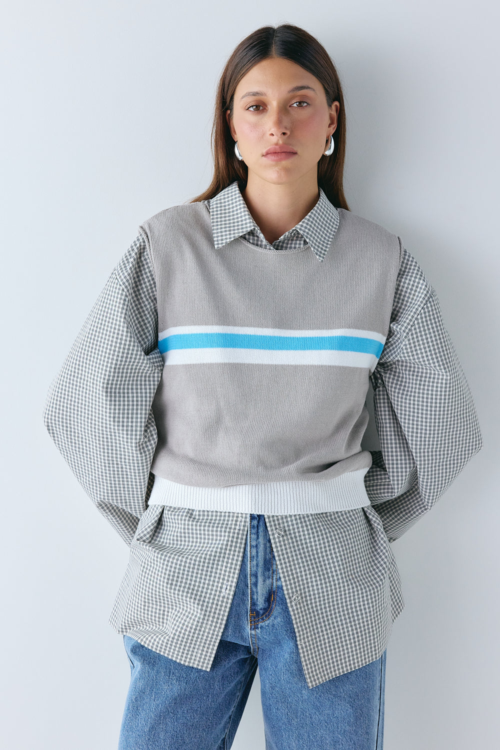 Otis Knit Vest Grey