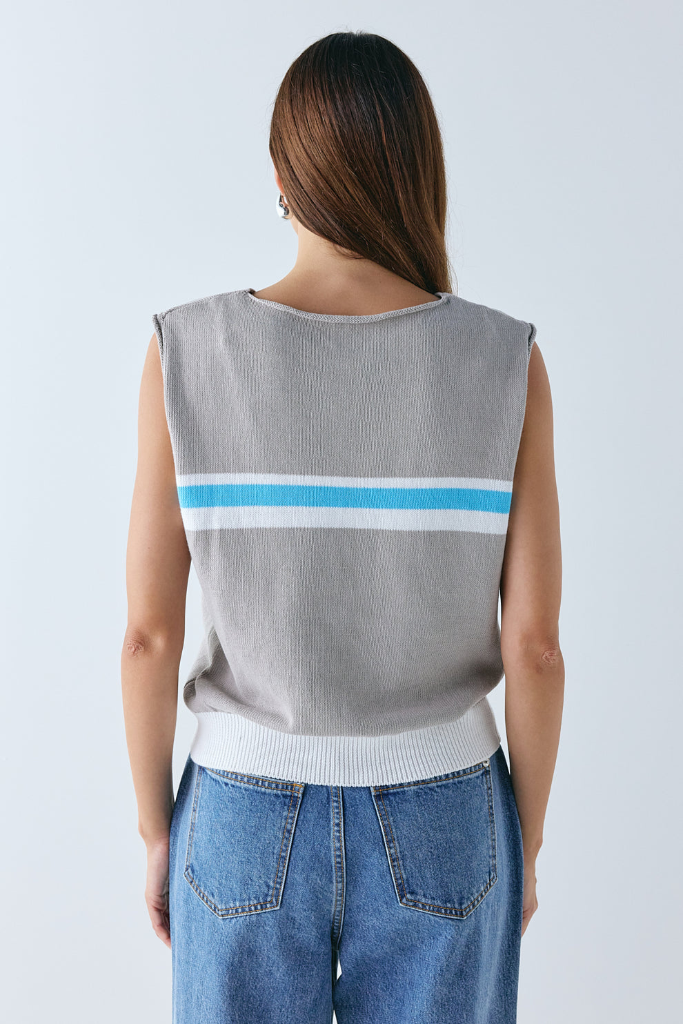 Otis Knit Vest Grey