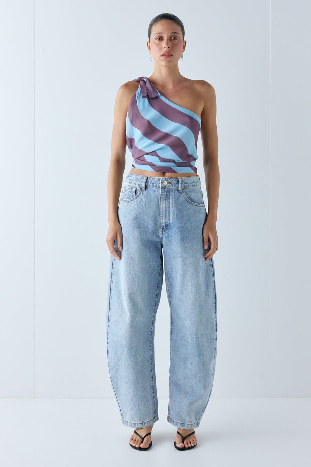 Celeste Top Mauve Stripe