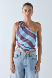 Celeste Top Mauve Stripe
