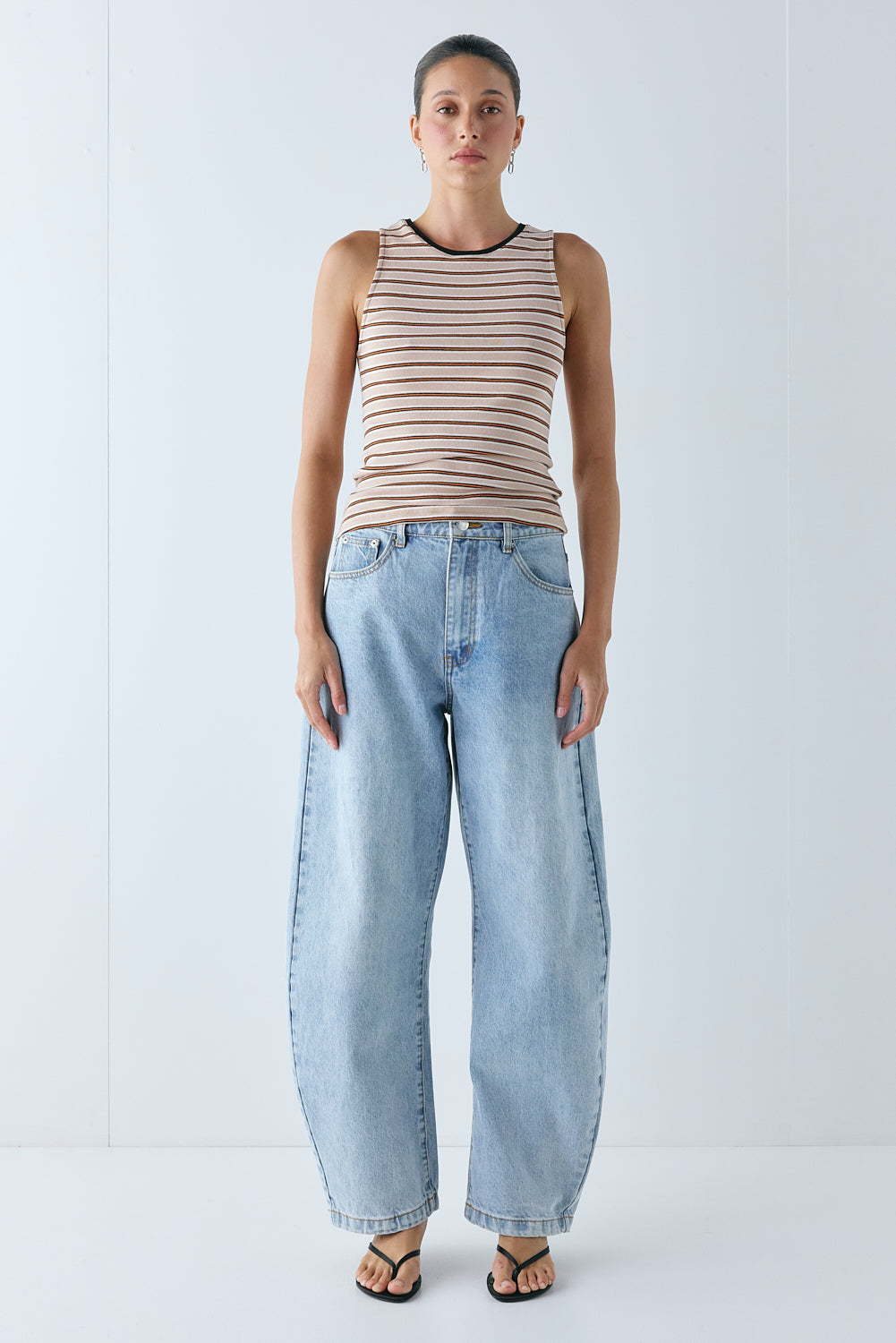 Ivy Tank Orange Stripe