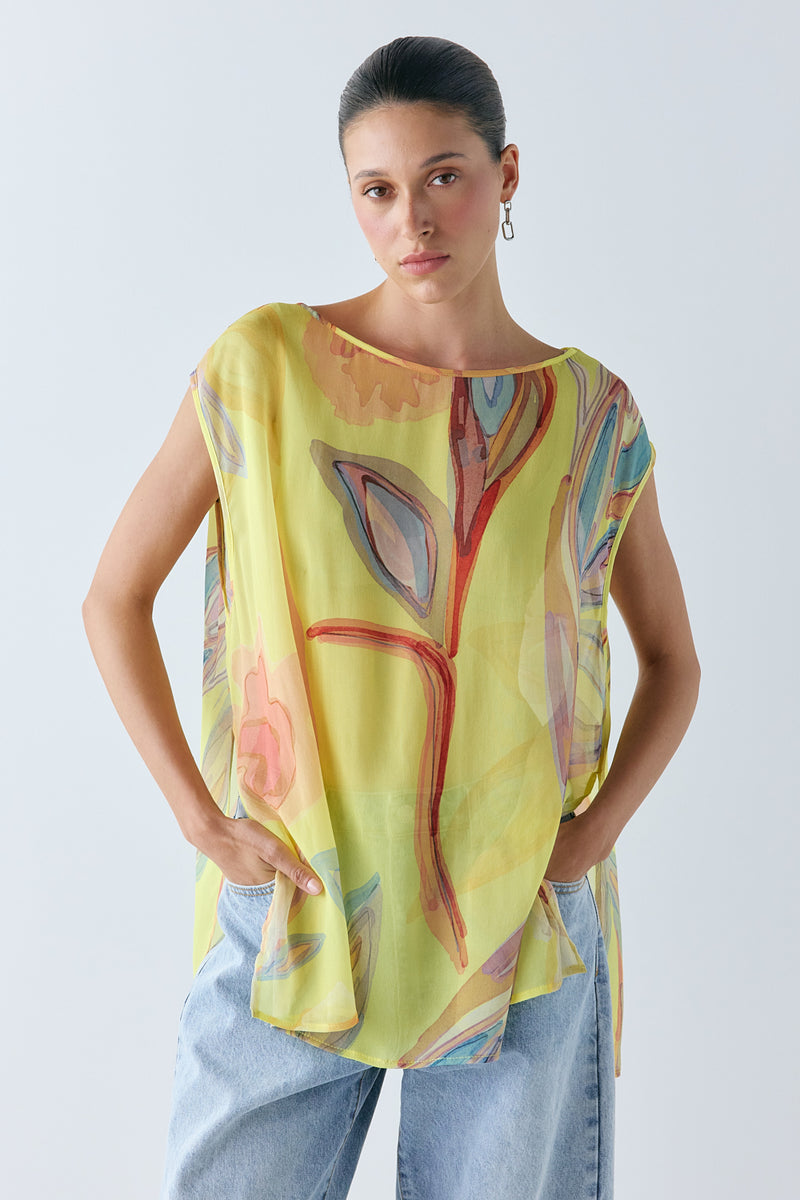 Solaire Sheer Top Anais - size:Nuria:AU 6 / US 2