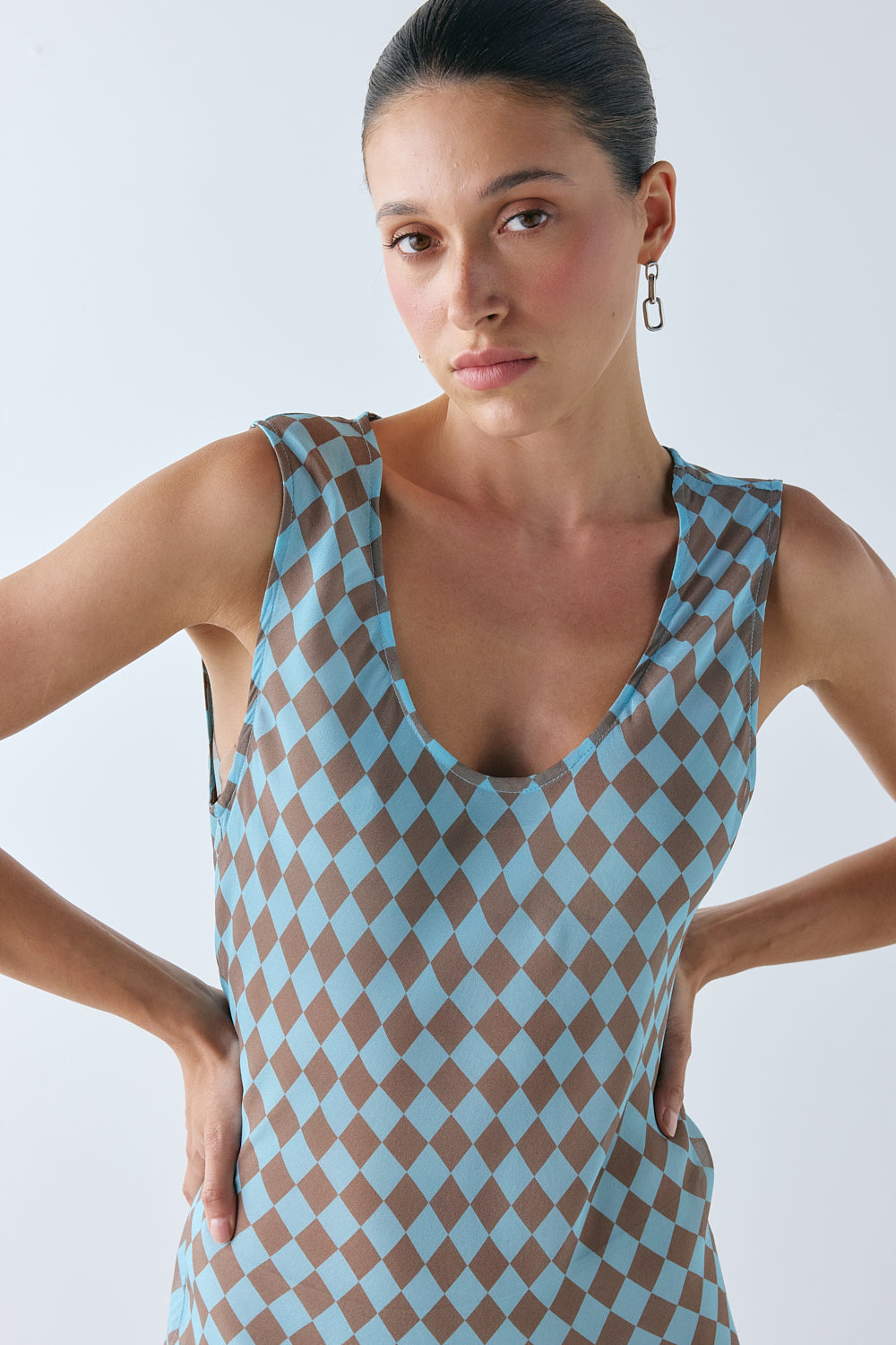 Alora Sheer Maxi Dress Anais
