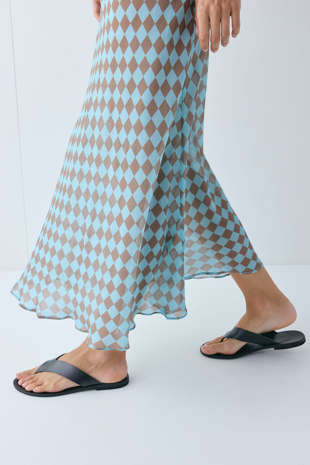 Alora Sheer Maxi Dress Anais