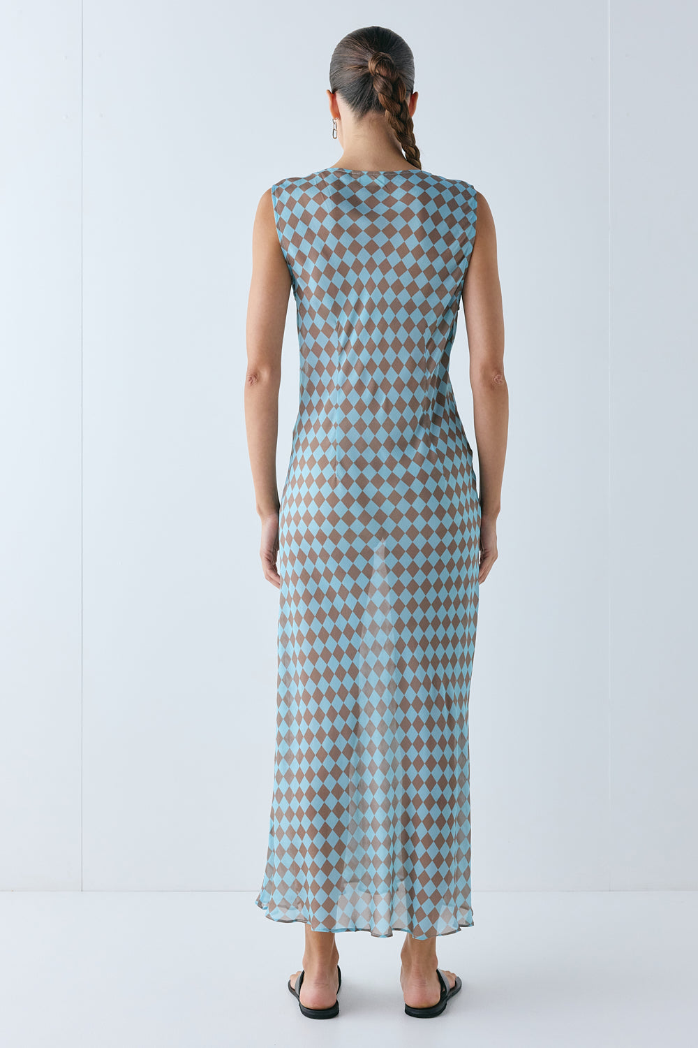 Alora Sheer Maxi Dress Anais