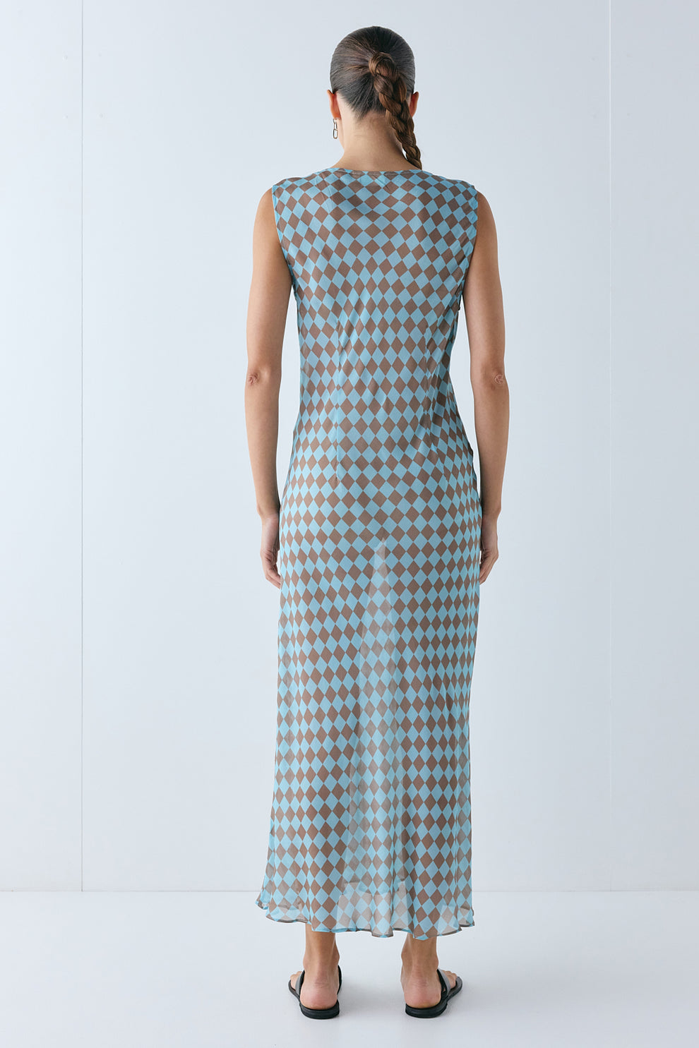Alora Sheer Maxi Dress Anais