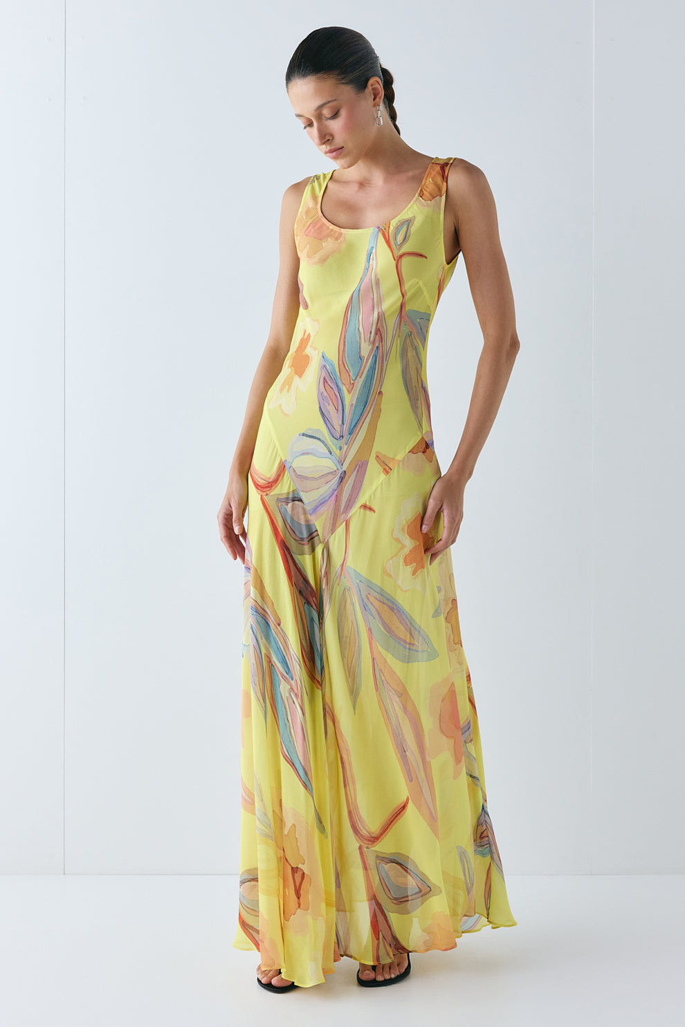 Alora Sheer Maxi Dress Anais 