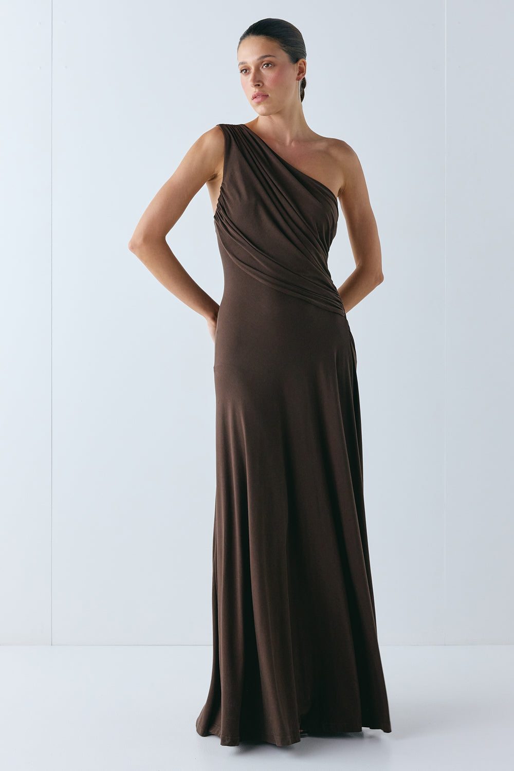 Marion Maxi Dress Chocolate