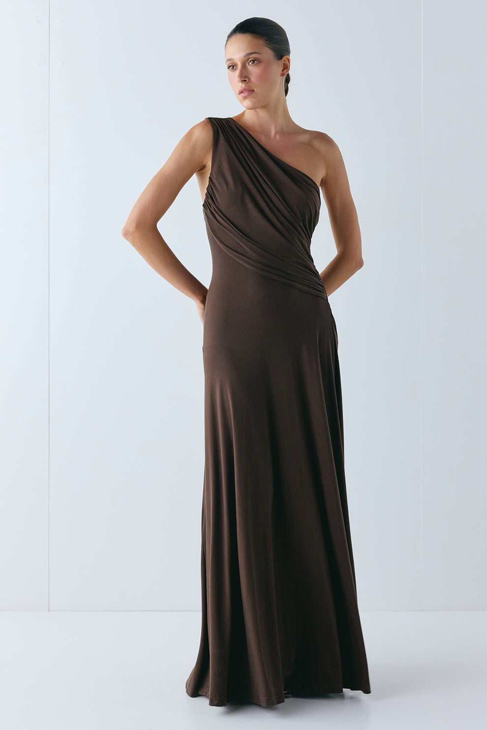 Marion Maxi Dress Chocolate