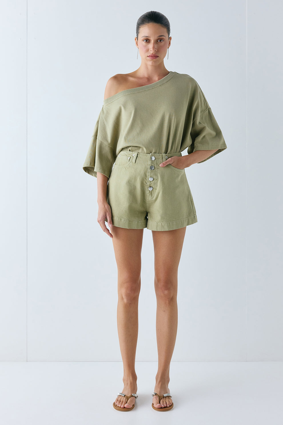 Sutton Shorts Olive 