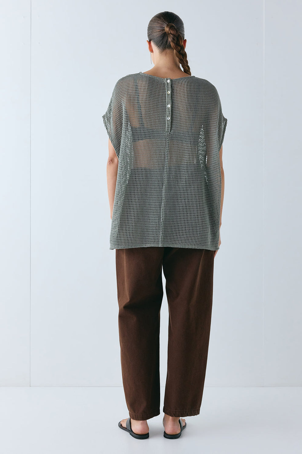 Ollie Net Tank Khaki