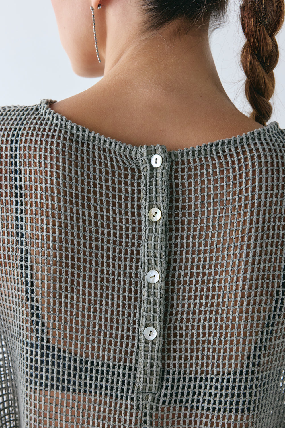 Ollie Net Tank Khaki
