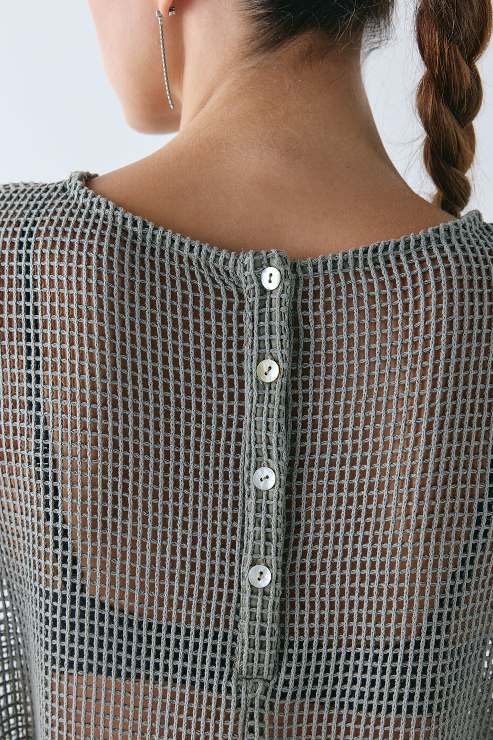 Ollie Net Tank Khaki