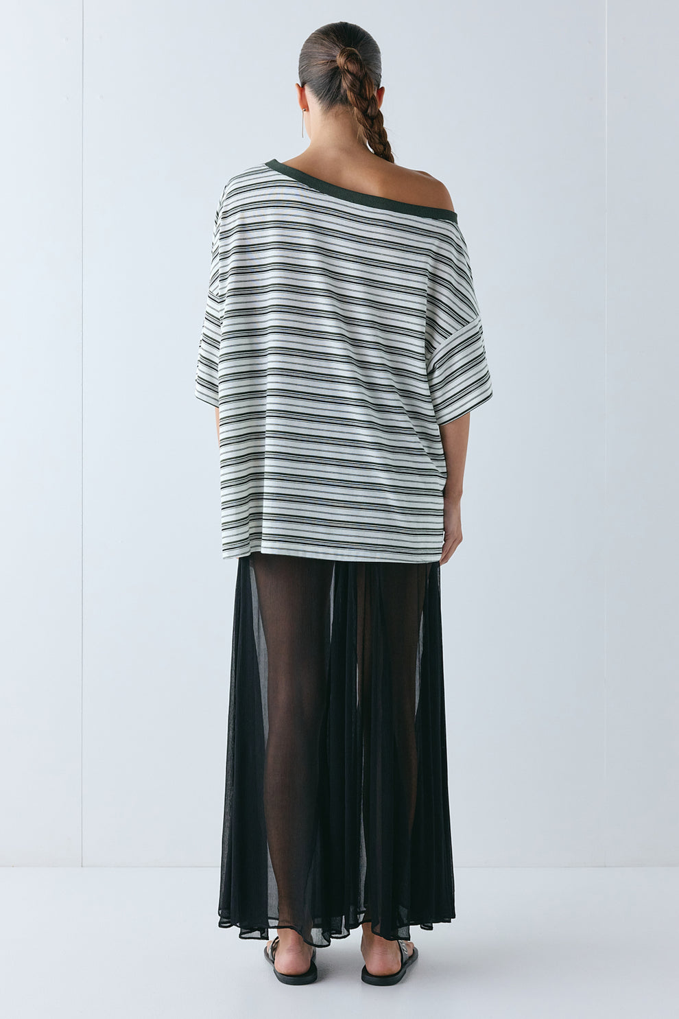 Blake Tee Khaki Stripe
