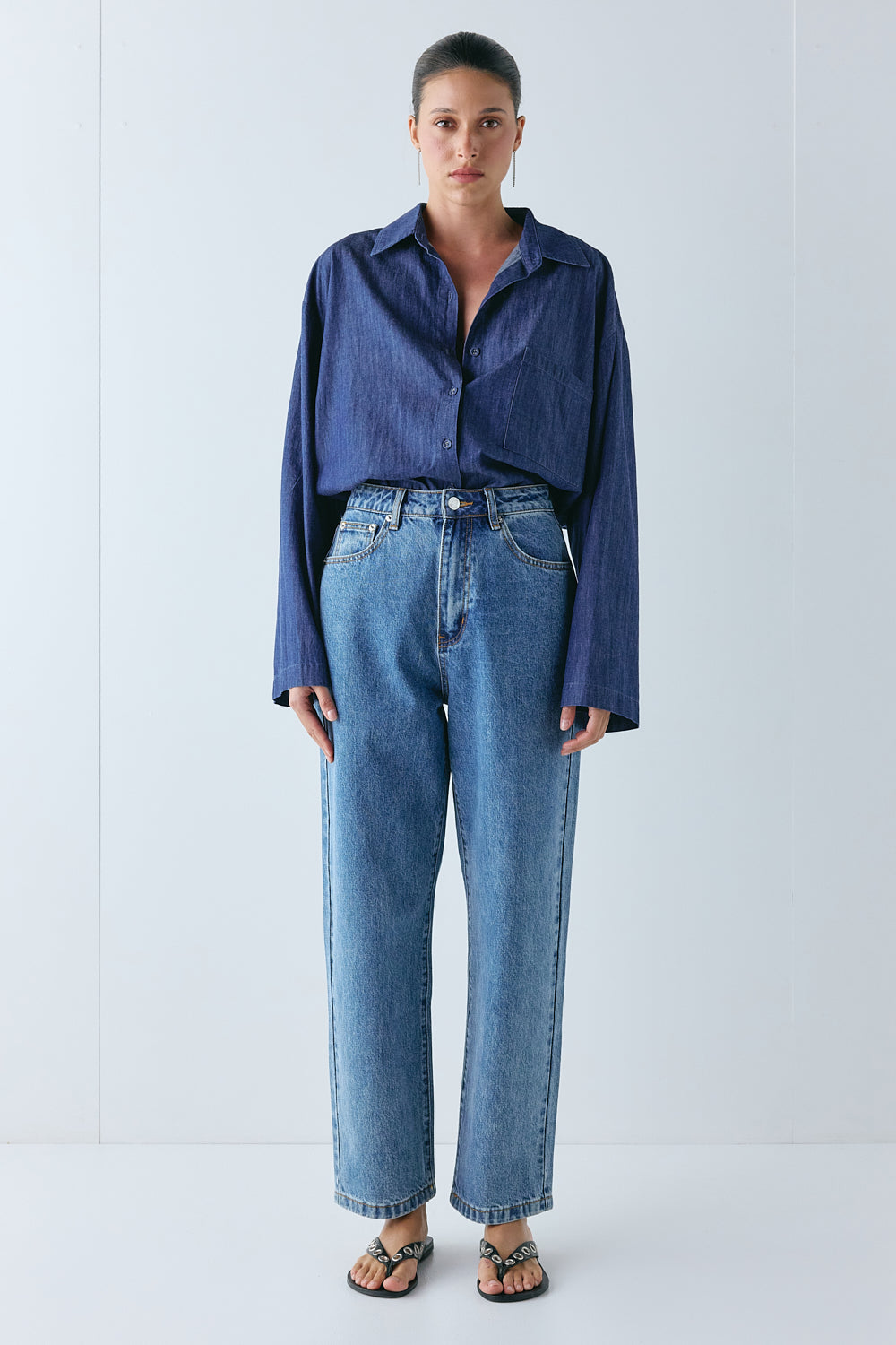 Miles Shirt Chambray 