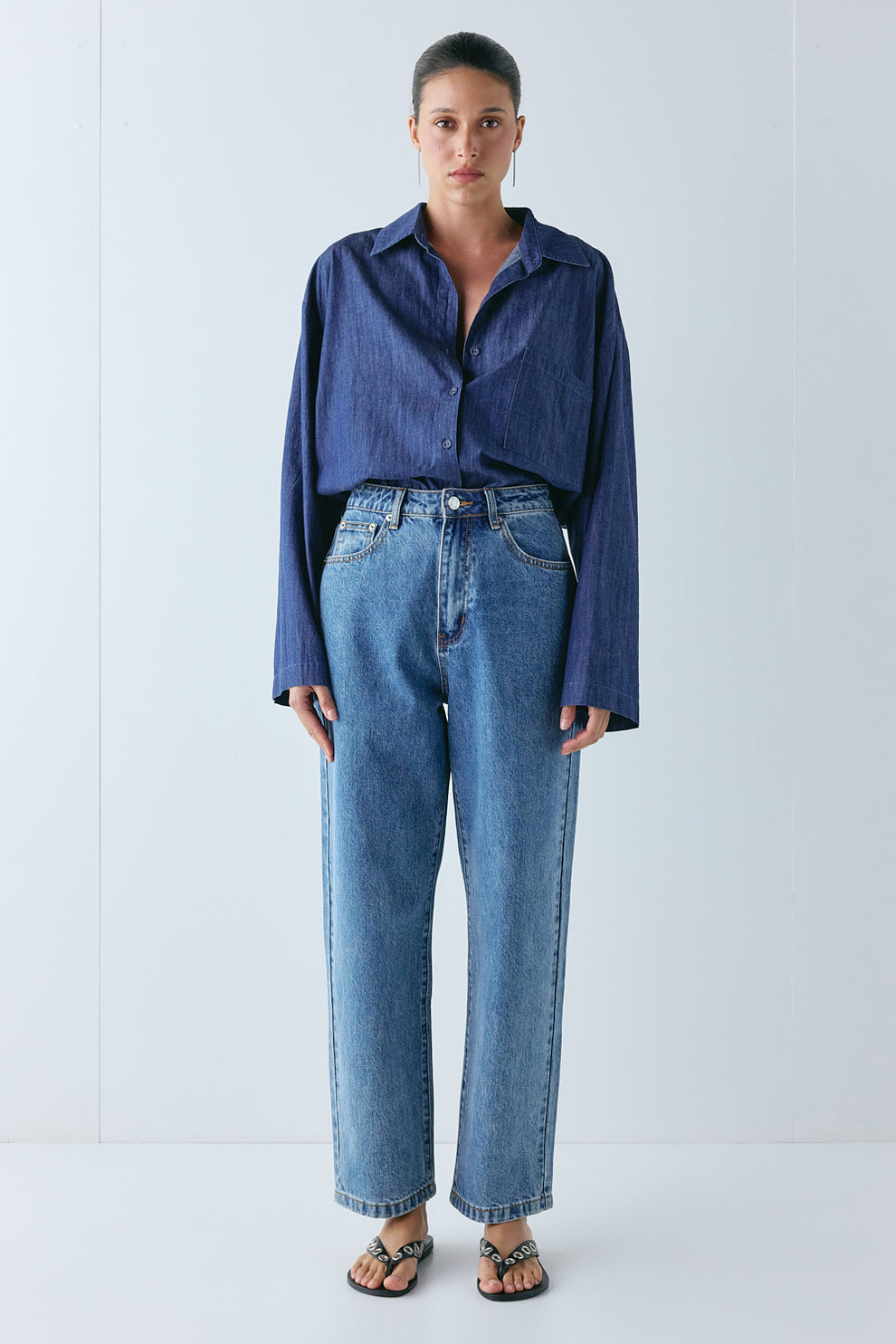 Miles Shirt Chambray 